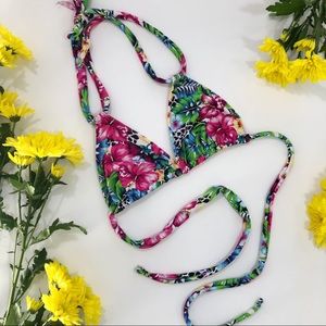 Tropical bikini top